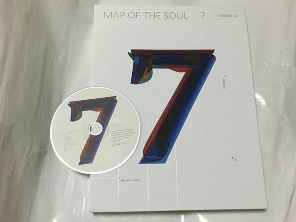 送料込み　BTS　CD　ステッカー　☆MAP OF THE SOUL : 7☆　19曲　VERSION 03　韓国盤　防弾少年団　バンタン　K-POP