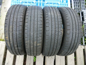 155/65R14 75S DUNLOP ENASAVE EC300+ バリ山 4本組 管理TN17R46-CS2574