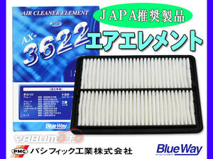 ハイゼット S200W S210W エアエレメント エアー フィルター クリーナー パシフィック工業 BlueWay