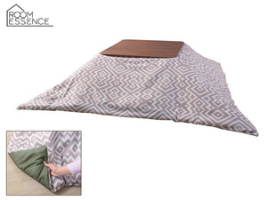  higashi . kotatsu futon cover square stylish reversible gray green kotatsu.. futon cover KC-11GY.... Manufacturers direct delivery free shipping 