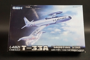 ★ G.W.H 1/48 T-33A 練習機 後期型 SHOOTING STAR シューティング・スター プラモデル L4821