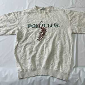 Polo club ポロクラブ トレーナー スウェット トップス ホワイトグレー　サイズL