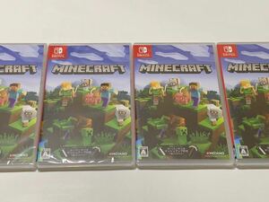 4本セット 新品未開封 マインクラフト Minecraft Nintendo switch ニンテンドースイッチソフト 4個セット