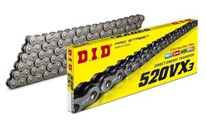 DID 520VX3-92L ZJ(カシメ) 4525516317573 大同工業株式会社 D.I.D バイクチェーン