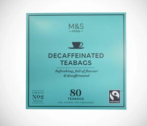 香港直送品 / Marks & Spencer Decaffeinated Tea Bagsマークス＆スペンサー デカフェイン 紅茶 80ティーバッグ 250g