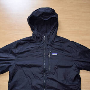 メンズM L レア!パタゴニア Mojave Trails Hoody Jacket フーディ ジャケット ブラック ナイロン パーカー 起毛フリース トレーナー古着
