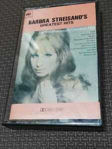 送料無料ミュージックテープ”『Barbra Streisand、バーブラ=ストライザント』“ グレーテストヒッツ