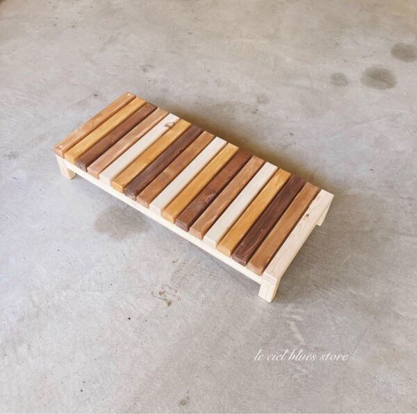木製 すのこ オーダーメイド ハンドメイド 無垢 家具 段差解消 カラフおしゃれ 新築 リフォーム