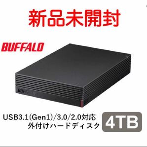 【新品未開封】バッファロー パソコン＆テレビ録画用外付けハードディスク 4.0TB HD-EDS4.0U3-BA