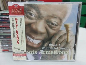 ◇3｜★新品未開封！★ SHM-CD / JAZZ THE BEST ★ Louis Armstrong（ルイ・アームストロング）サッチモ｜（w/OBI）「この素晴らしき世界」