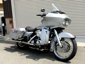  rare * original cab model * 4.1 ten thousand kilo vehicle inspection "shaken" possible F21 -inch Road Glide FLTR 1450 FLHX 1580 Choro style thought. person also 
