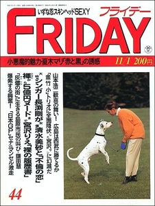 FRIDAYフライデー1991年11月1日●長渕剛清水美砂宮沢りえ中谷彰宏広島カープ優勝夏木マリ水原ゆう紀武豊オグリキャップF1アイルトン・セナ