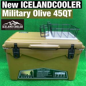 限定生産　New ICELAND COOLER アイスランドクーラーボックス 45QT 期間限定セール　購入特典付き