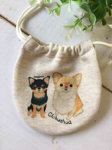  lovely dog. Mini pouch! chihuahua 2 pcs .. Chan series 