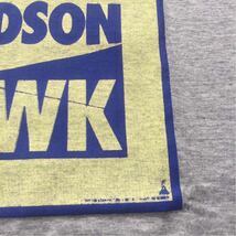 送料無料 90s 1991 vintage ビンテージ HUDSON HAWK ハドソン ホーク movie ムービー 映画 FC GAME ファミコン Tシャツ ブルース ウィルス_画像6