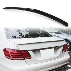 純正色塗装 ABS製 トランクスポイラー メルセデスベンツ用 Eクラス W212用 セダン Aタイプ ポン付け カラーコード：040 QTS-27149