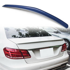 純正色塗装 ABS製 トランクスポイラー メルセデスベンツ用 Eクラス W212用 セダン Aタイプ ポン付け カラーコード：890 QTS-27149