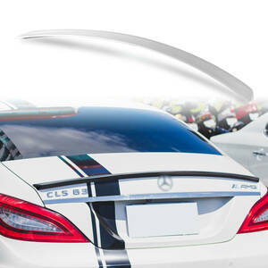 純正色塗装 ABS製 トランクスポイラー メルセデスベンツ用 CLSクラス W218用 セダン Aタイプ ポン付け カラーコード：775 QTS-27179
