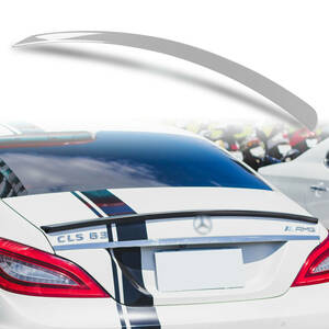 純正色塗装 ABS製 トランクスポイラー メルセデスベンツ用 CLSクラス W218用 セダン Aタイプ ポン付け カラーコード：792 QTS-27179