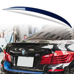 純正色塗装 ABS製 トランクスポイラー BMW用 5シリーズ F10用 セダン Pタイプ ポン付け カラーコード：A76 QTS-27927