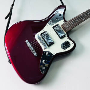 美品 磨き済&弦張替え済 2004年式 Fender Jaguar ワインレッド R084897 豪華6点セット付 フェンダー ジャガー エレキギター