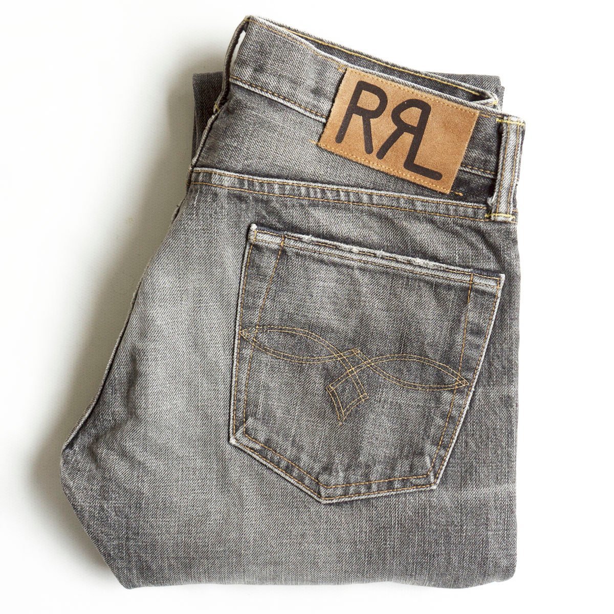 美品】RRL ストレート セルビッジデニム インディゴ 30/32 デニム