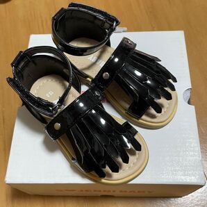 ジェニィ サンダル 13cm ブラック