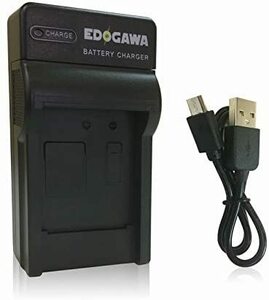 EDOGAWA Panasonic DMW-BCC12対応 USB型急速互換充電器 ED-UCHG227299(中古品)