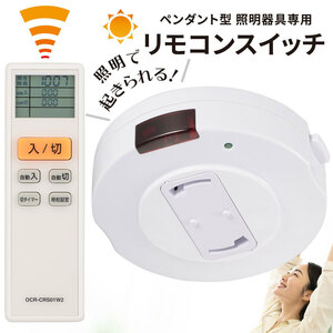 ペンダント型照明器具専用リモコンスイッチ｜OCR-CRS01W2 04-9778 オーム電機