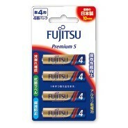 Fujitsu Alkali Dry Battery AAA AA Тип 1.5V LR03 Premium S/4 Pack | LR03PS (4B) 17-0208