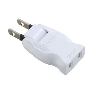  power supply tap adaptor free plug conversion white white _HS-A1755W 00-1755 OHM ohm electro- machine 