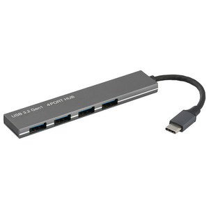 USBハブ 4ポート USB3.2Gen1対応 USBTypeCコネクタ｜PC-SH4PC06-H 01-3974オーム電機