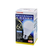 東芝 LED電球 E26 60W形相当 昼光色｜LDA7D-G/60V1R 16-0663_画像1