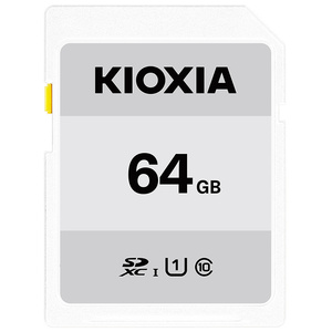 キオクシア SDXCメモリーカード UHS-I 64GB ベーシックモデル｜4582563851436 11-1077