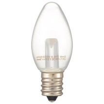 LED電球 ローソク電球形 E12/0.5W 昼白色 クリア｜LDC1N-H-E12 13C 06-4616 OHM オーム電機_画像2