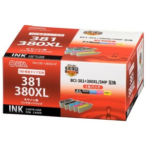  Canon interchangeable BCI-381+380XL/5MP 5 color pack _INK-C381+380XLB5P 01-4344 ohm electro- machine 