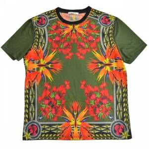 GIVENCHY ジバンシィ 極楽鳥花 総柄 Tシャツ　R2A-188739