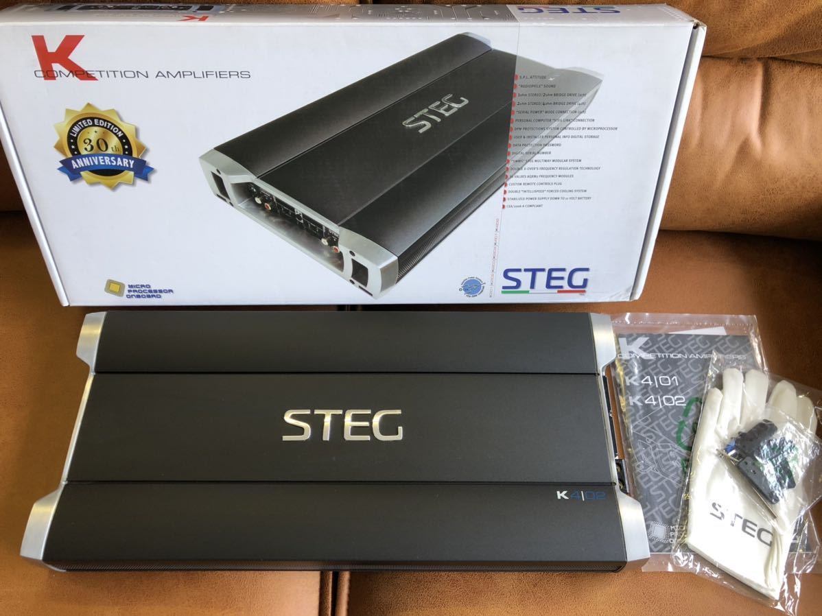 カーオーディオアンプ イタリア STEG k4.01 | patisserie-cle.com