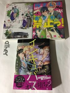 BL コミック 3冊セット まとめ売り にかわ柚生 恋に落ちたインキュバス 私屋カヲル