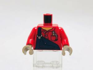 【新品未使用】レゴ　LEGO　ミニフィグ　トルソー　ボディ　86 オーバーオール　作業着　