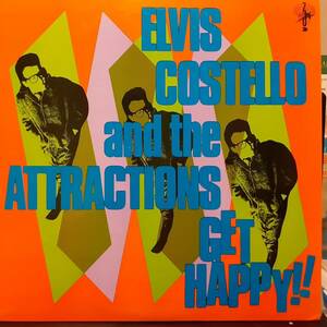 日本盤LP！PROMO見本盤！Elvis Costello / Get Happy!! 80年 fbeat P-10804X Nick Lowe Attractionsエルヴィス・コステロ ゲット・ハッピー