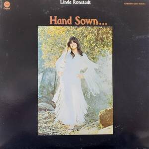 日本盤LP！Linda Ronstadt / Hand Sown ... Home Grown 1969年の77年プレス CAPITOL ECS-40041 Bob Dylan Fred Neil Randy Newman Eagles