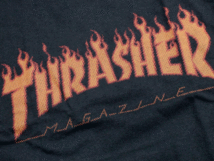 セール SALE 新品 THRASHER スラッシャー Tシャツ US企画 インポート ファイヤー フレイム FLAME MAG ロゴ 黒 ブラック S_画像2