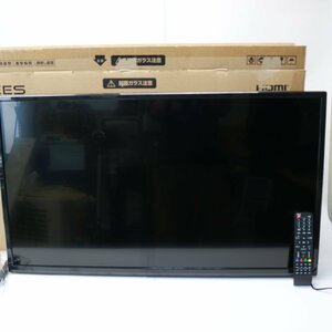 175) 【美品】 TEES ティーズ 39V型　Wチューナー HD3波 液晶TV LE-393S2KT 液晶テレビ 2021年製