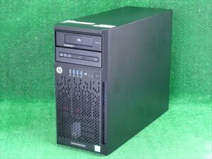 [2165]HP ProLiant ML30 Gen9 Xeon E3 1220 v5 3GHz メモリ4GB HD無 DVDマルチ BIOS OK OS無 中古