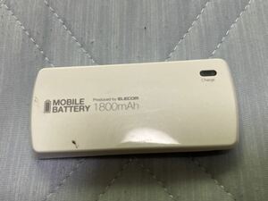 ELECOM モバイルバッテリー DE-U01L-1810WH 