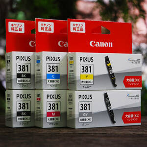 Canon PIXUS 純正インクカートリッジ BCI-381XL 6箱
