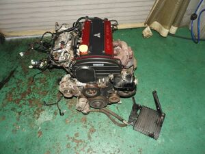 ⑱ CT9W CT9A エボ 9 Genuine マイベック turbo engine 実働 動作確認済み ASSY 4G63 MIVEC turbo 6MT Lancer Wagon EVO 7 8