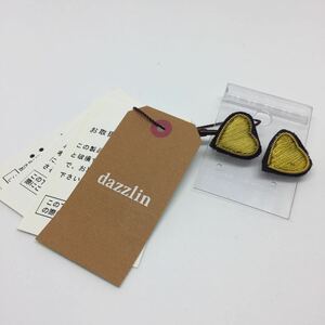 [ новый товар ] dazzlin Dazzlin Heart дизайн серьги обе уголок для желтый F