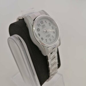 1636 CITIZEN / シチズン 腕時計 Q&Q H971-204 アナログ ソーラー電源機能 5気圧防水 メタルバンド レディース ホワイト